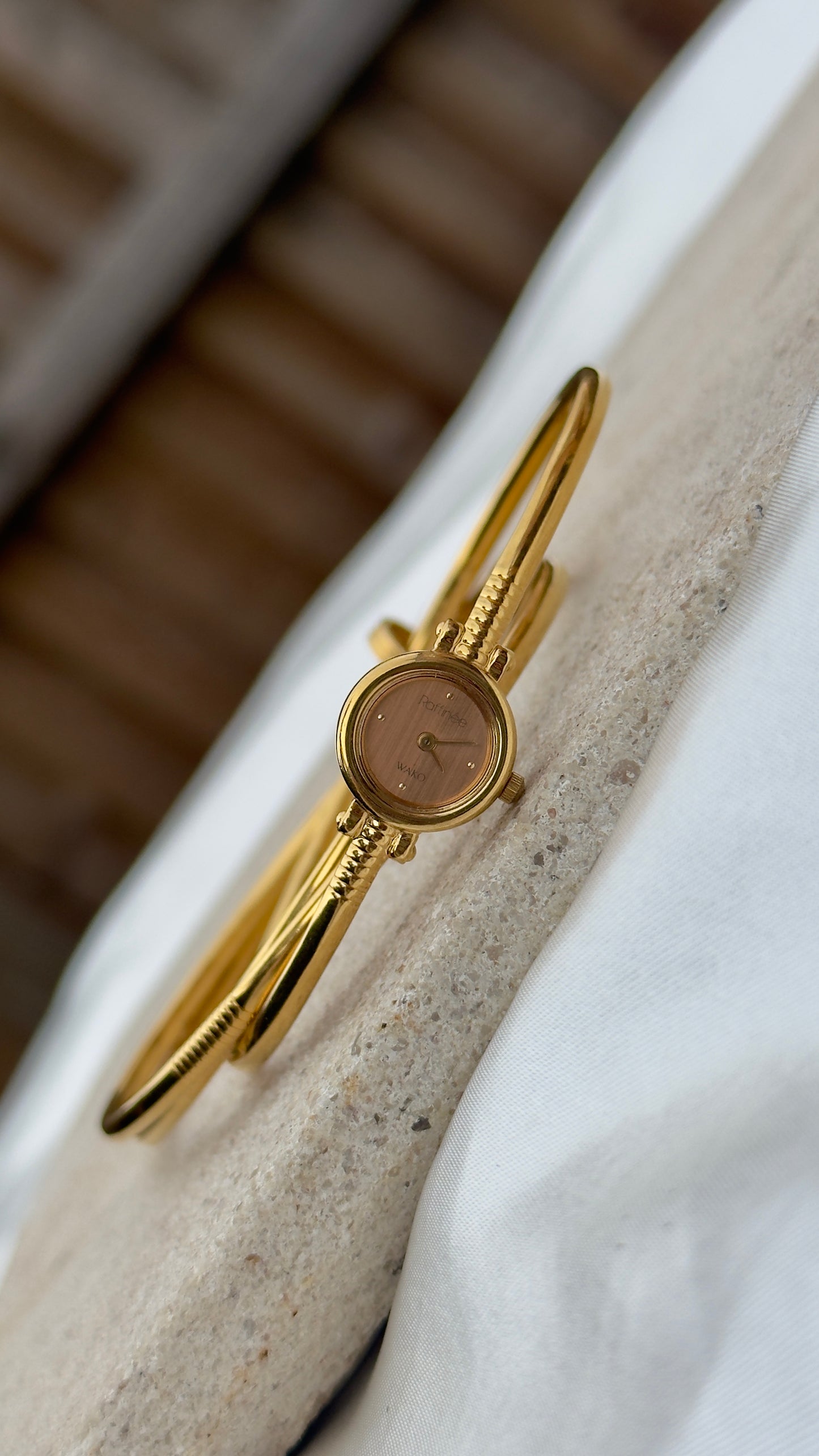 Seiko WAKO Raffinée Vintage Bangle Watch 1990s