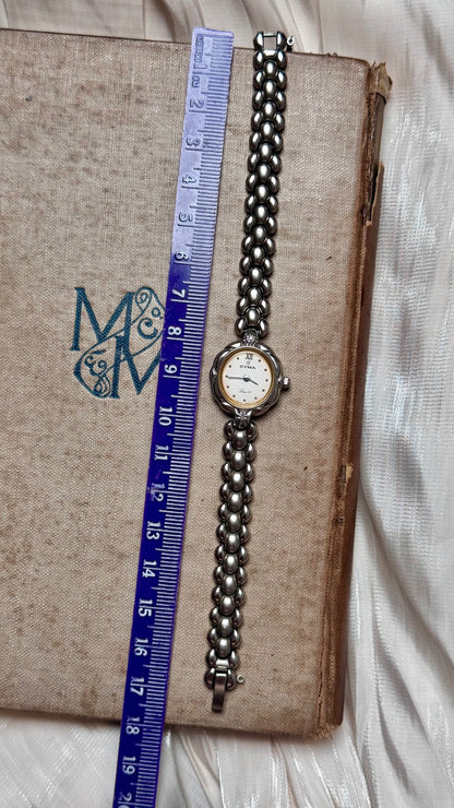 1980s Vintage Cyma Louis XV Watch - Diamonds