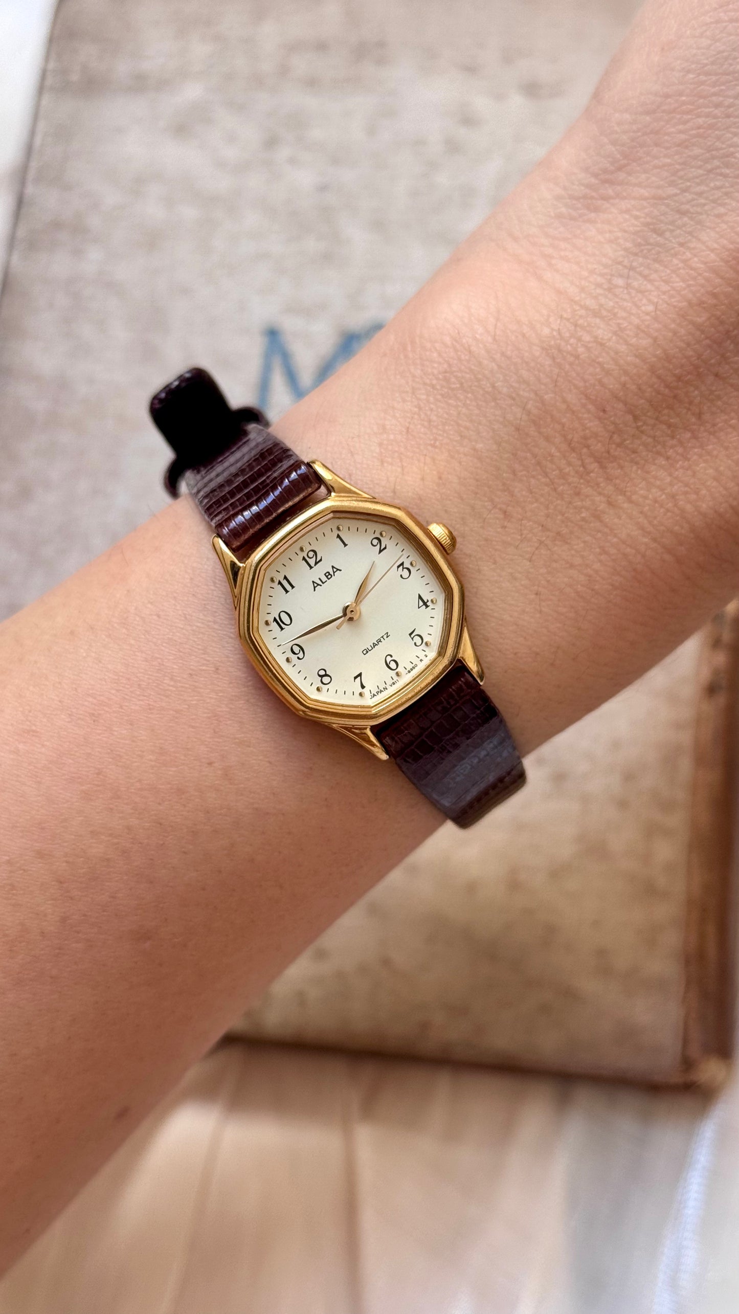Seiko Alba Vintage Watch - Gold Plated