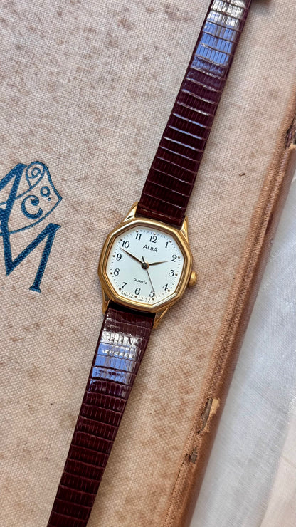 Seiko Alba Vintage Watch - Gold Plated