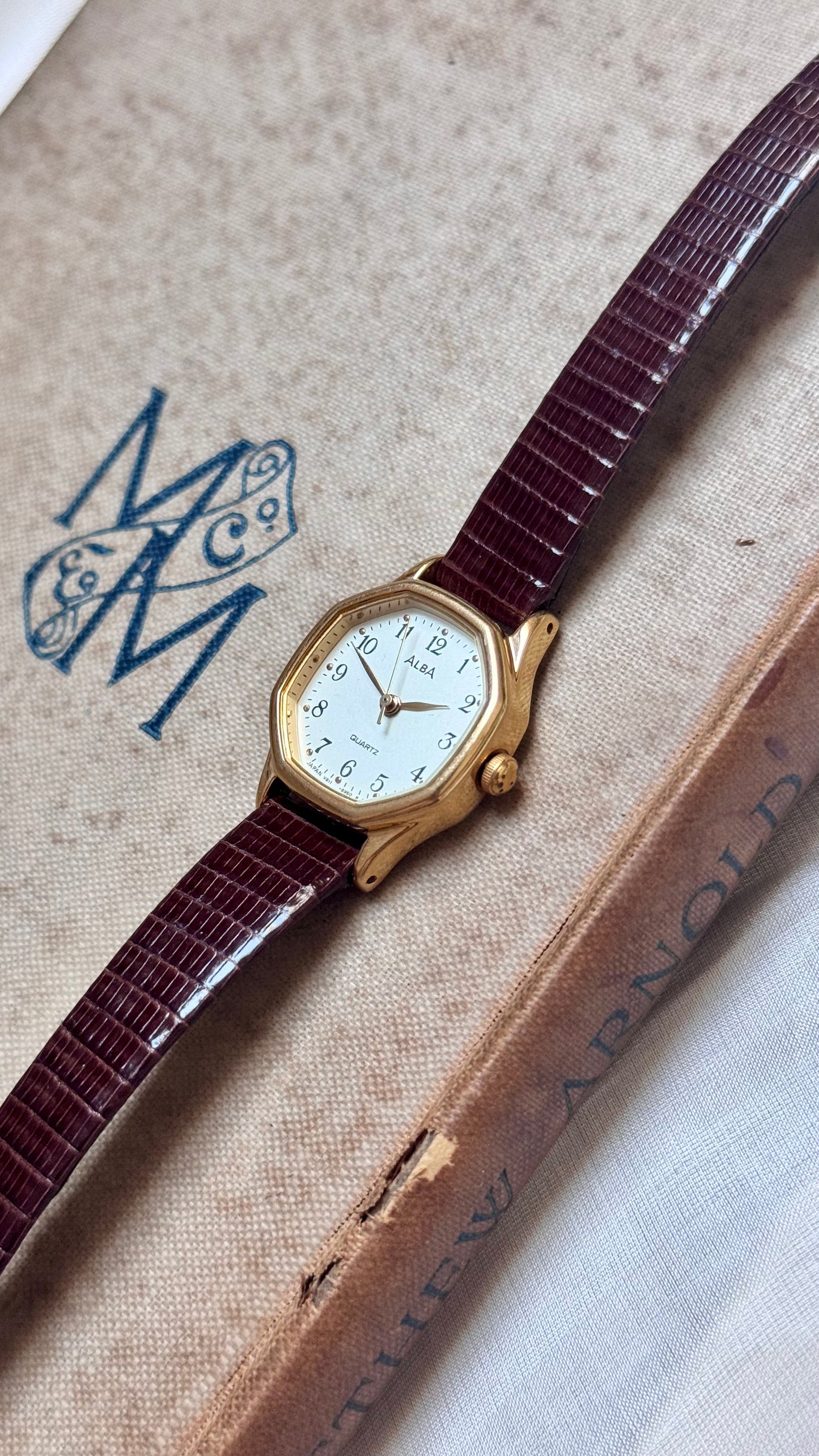 Seiko Alba Vintage Watch - Gold Plated