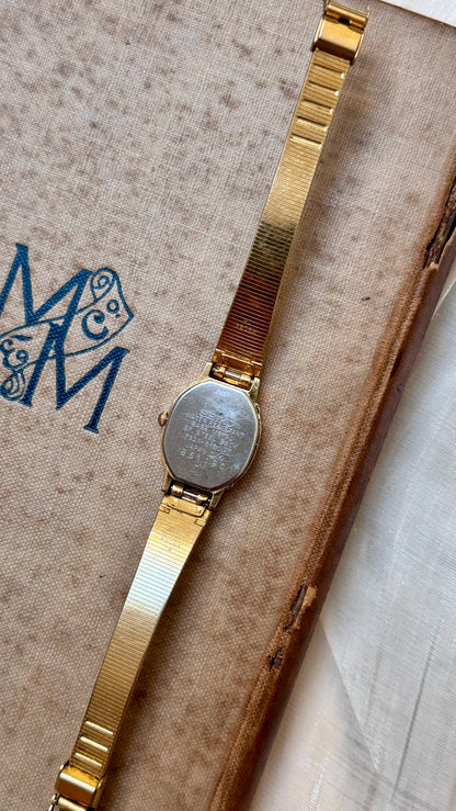 Super Rare Find Vintage Seiko Watch 1988 - 18k Gold Plated