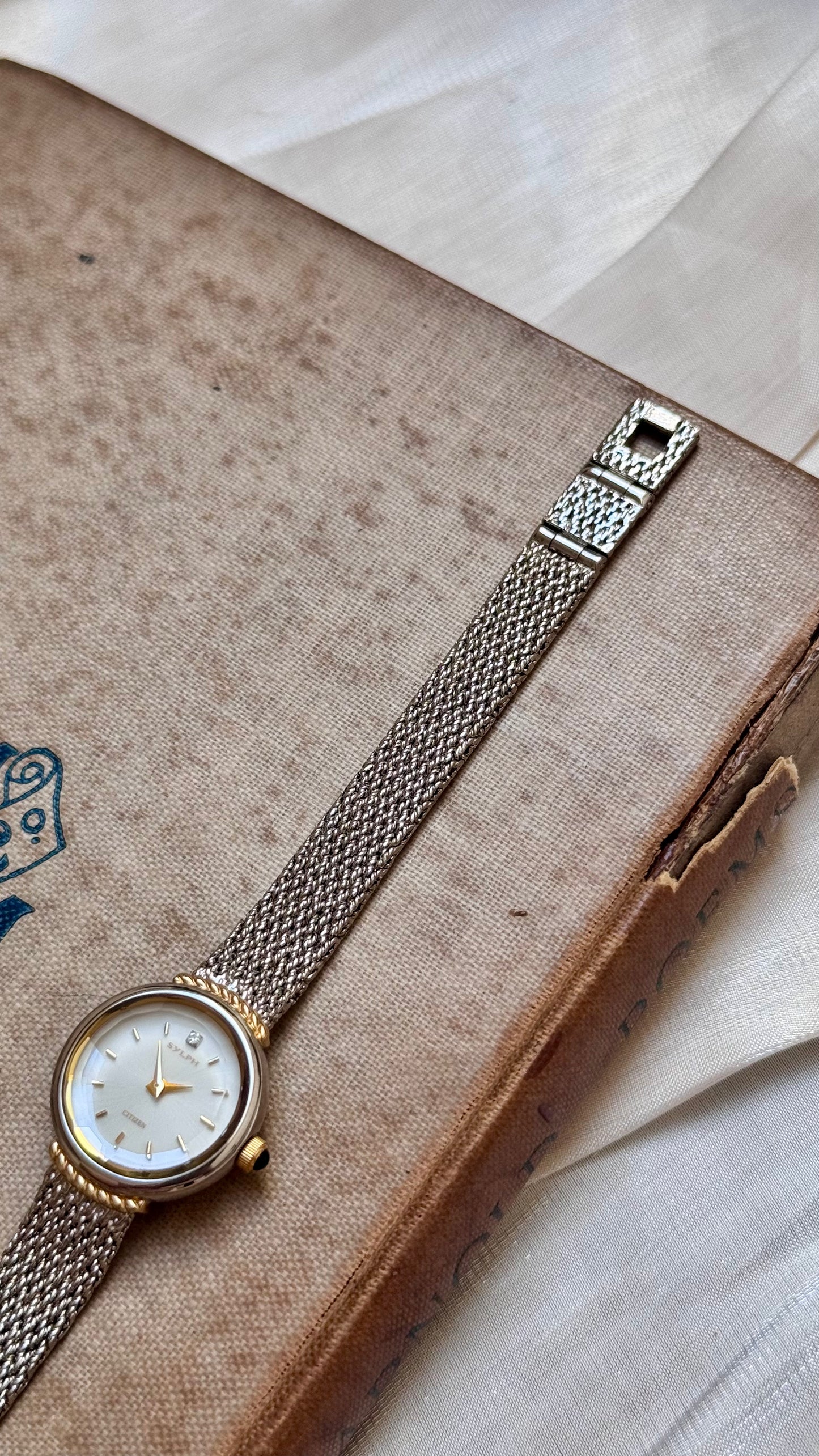 1998 Vintage Citizen Sylph Watch - White gold plated