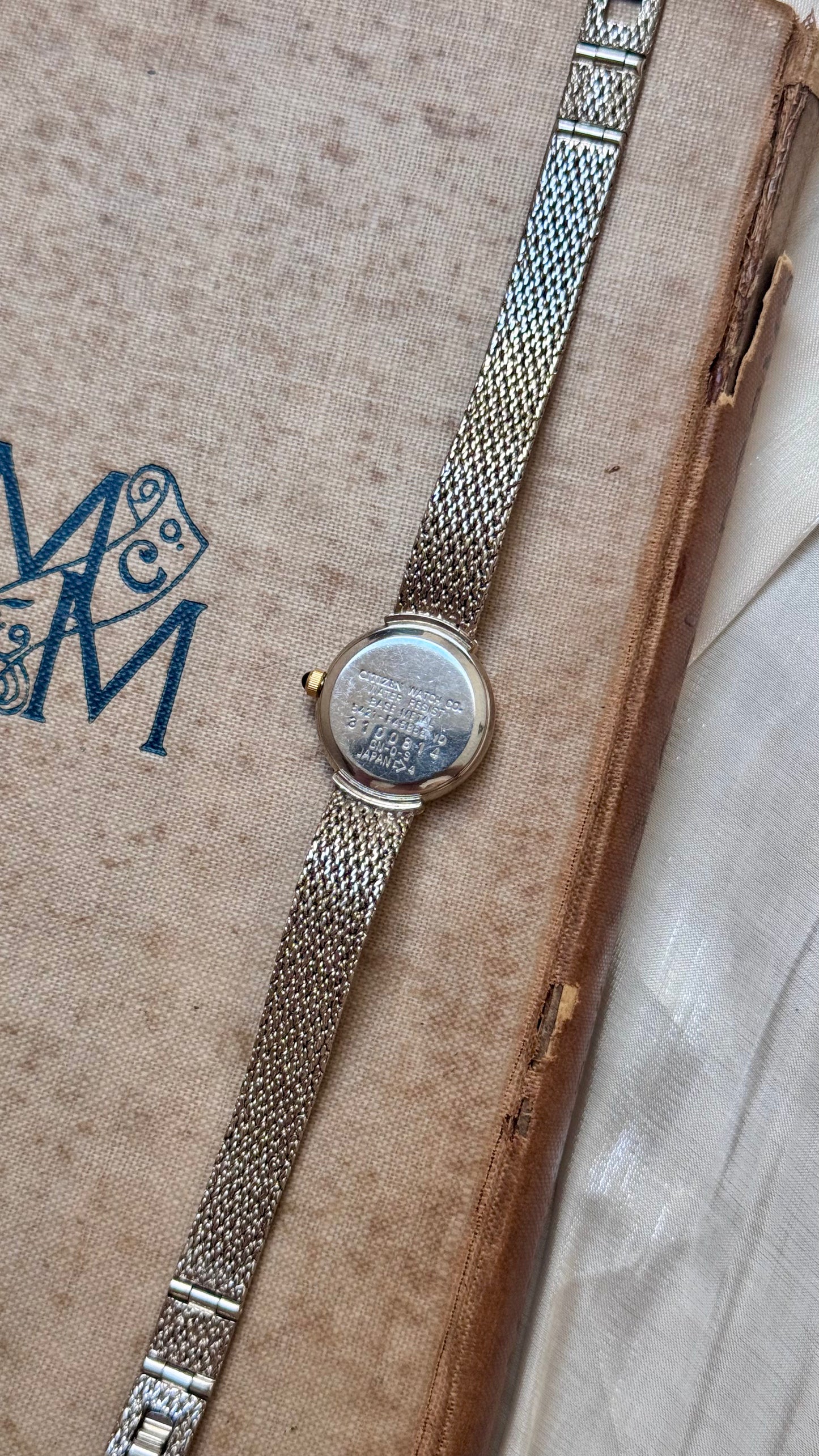 1998 Vintage Citizen Sylph Watch - White gold plated