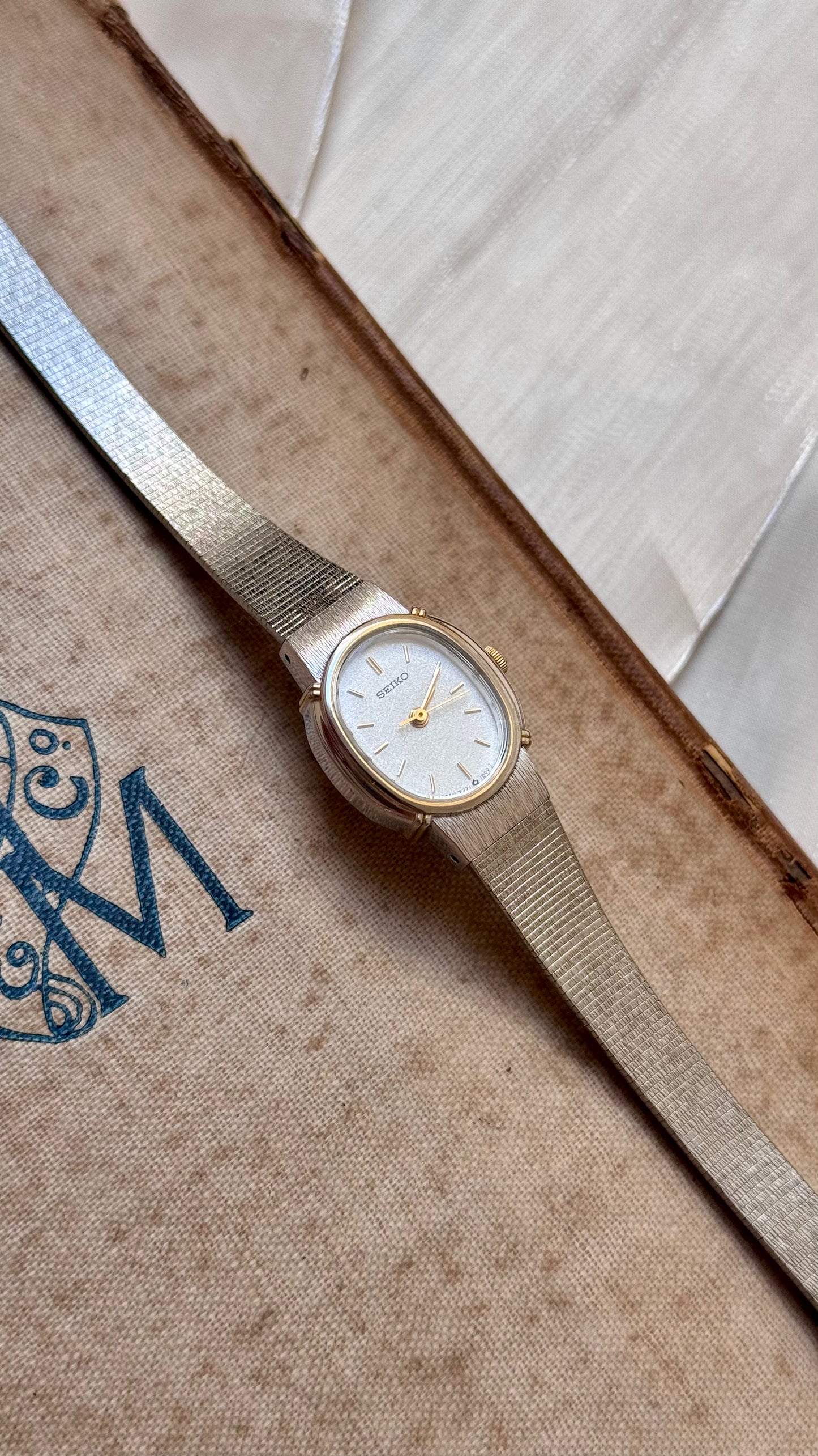 Super Rare Find Vintage Seiko Watch 1988 - Gold Plated