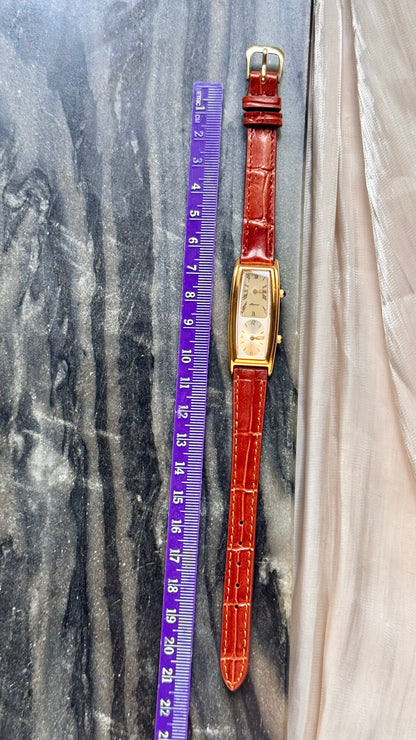 New Old Stock - Vintage Noevir Dual Time Watch - New bespoke strap