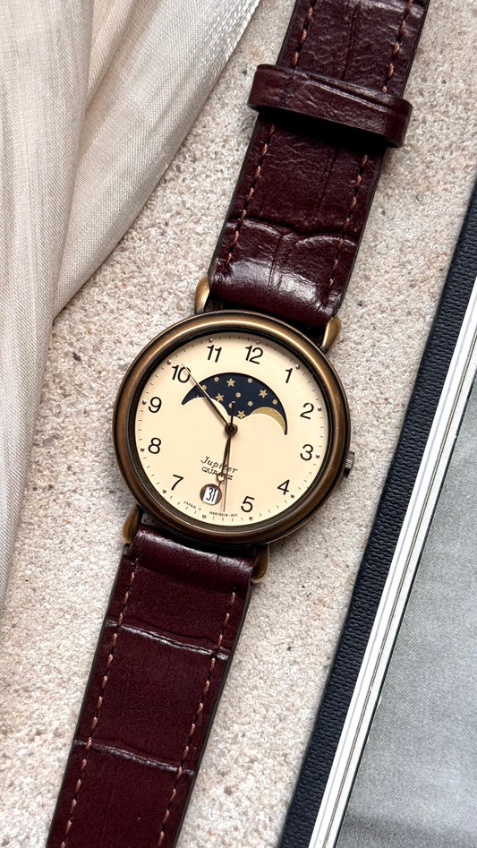 ORIENT Jupiter vintage watch - Moon phase calendar
