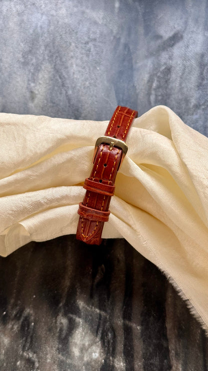 New Old Stock - Vintage Noevir Dual Time Watch - New bespoke strap