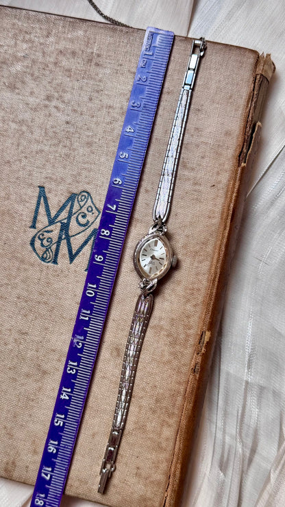 Super Rare 1960s Chanel Orient vintage watch - white gold plated