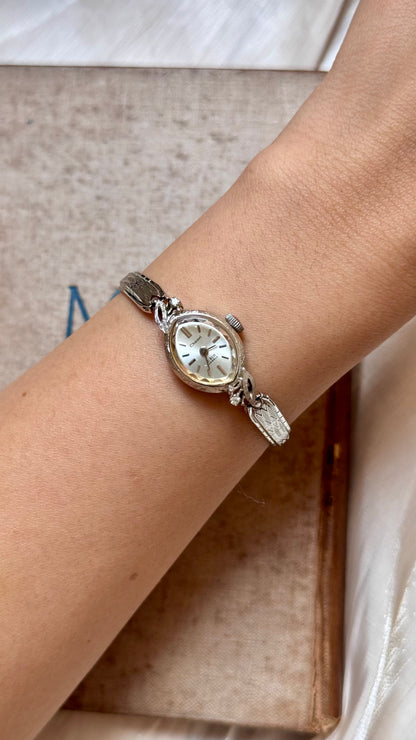Super Rare 1960s Chanel Orient vintage watch - white gold plated