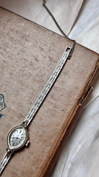 Super Rare 1960s Seiko Solar vintage watch - white gold plated