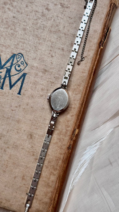 Super Rare 1960s Seiko Solar vintage watch - white gold plated