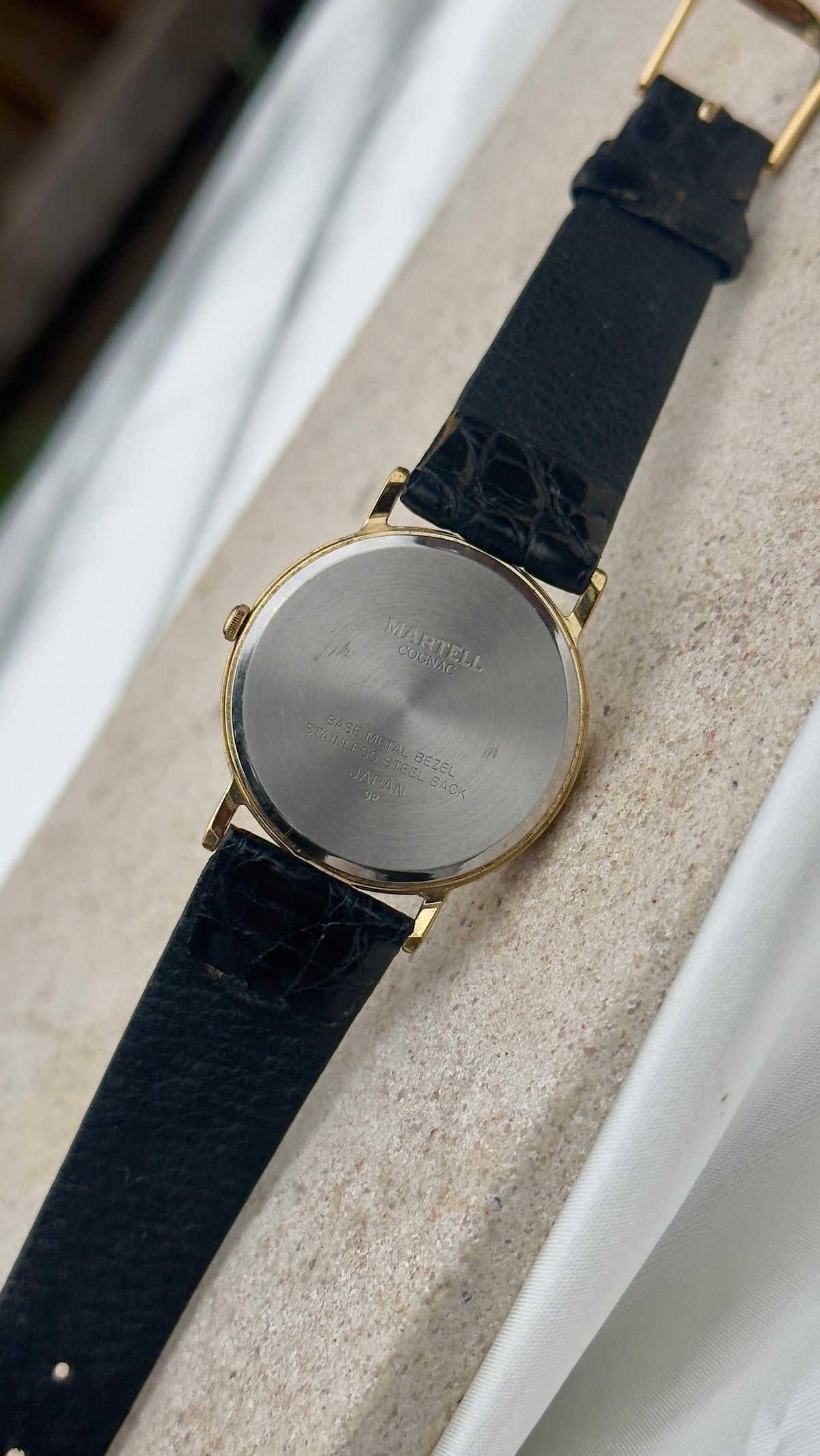 Super Rare Vintage Martell Cognac Watch- Moon Calendar