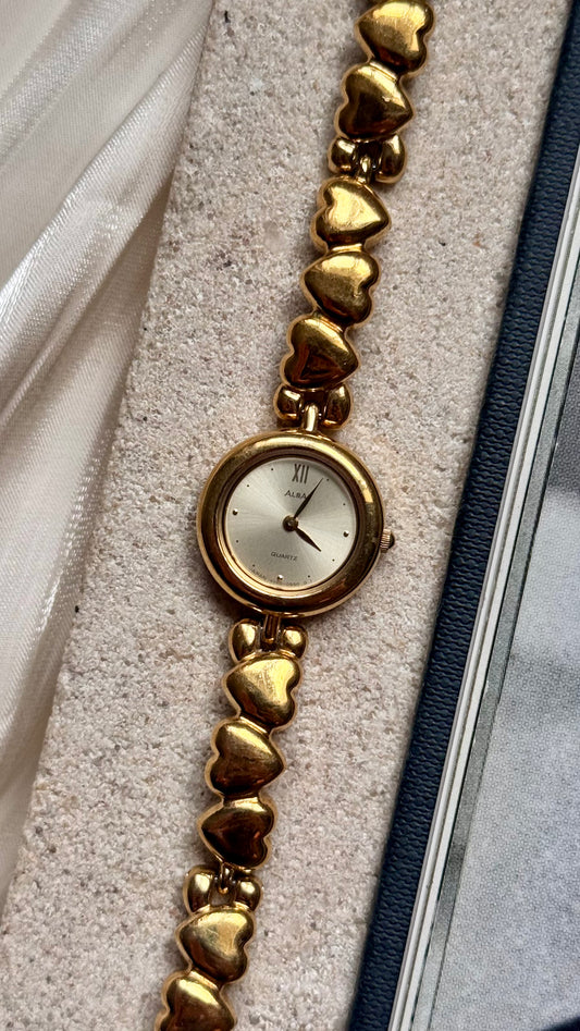 Seiko Alba Vintage Watch Gold Plated