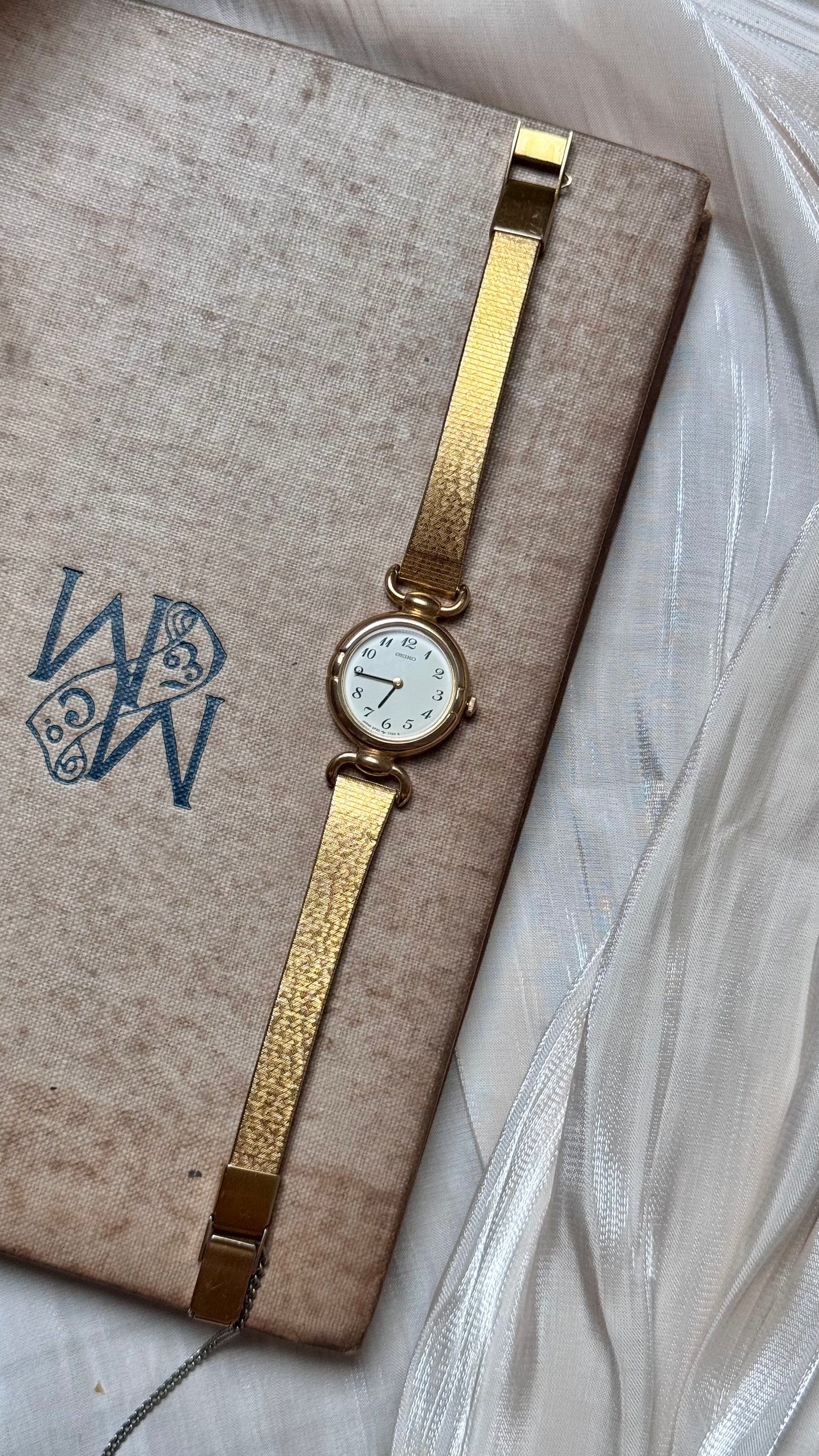 Vintage Seiko Watch 1991 - 18k Gold Plated