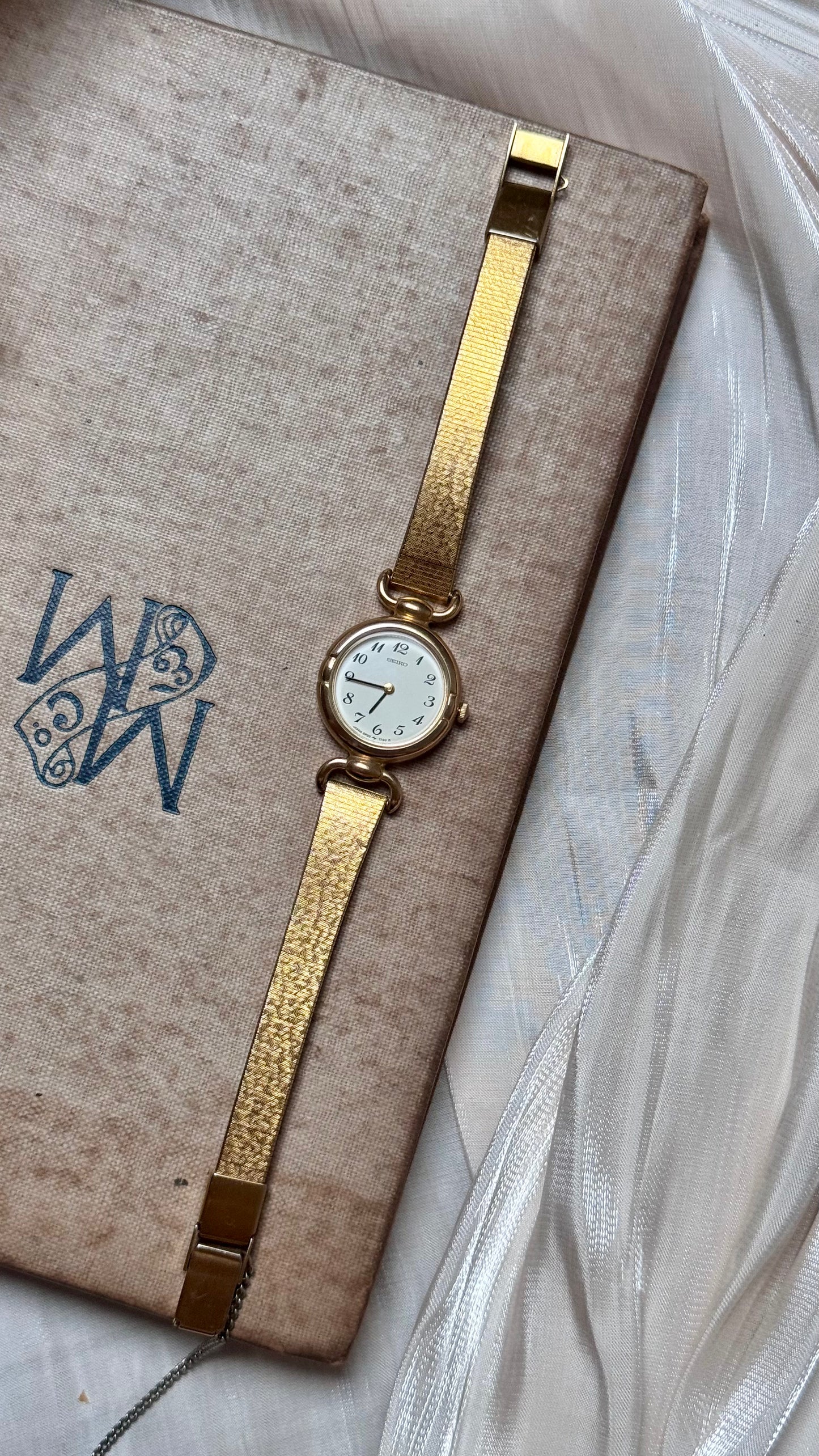 Vintage Seiko Watch 1991 - 18k Gold Plated