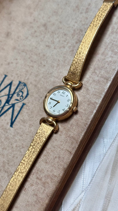Vintage Seiko Watch 1991 - 18k Gold Plated