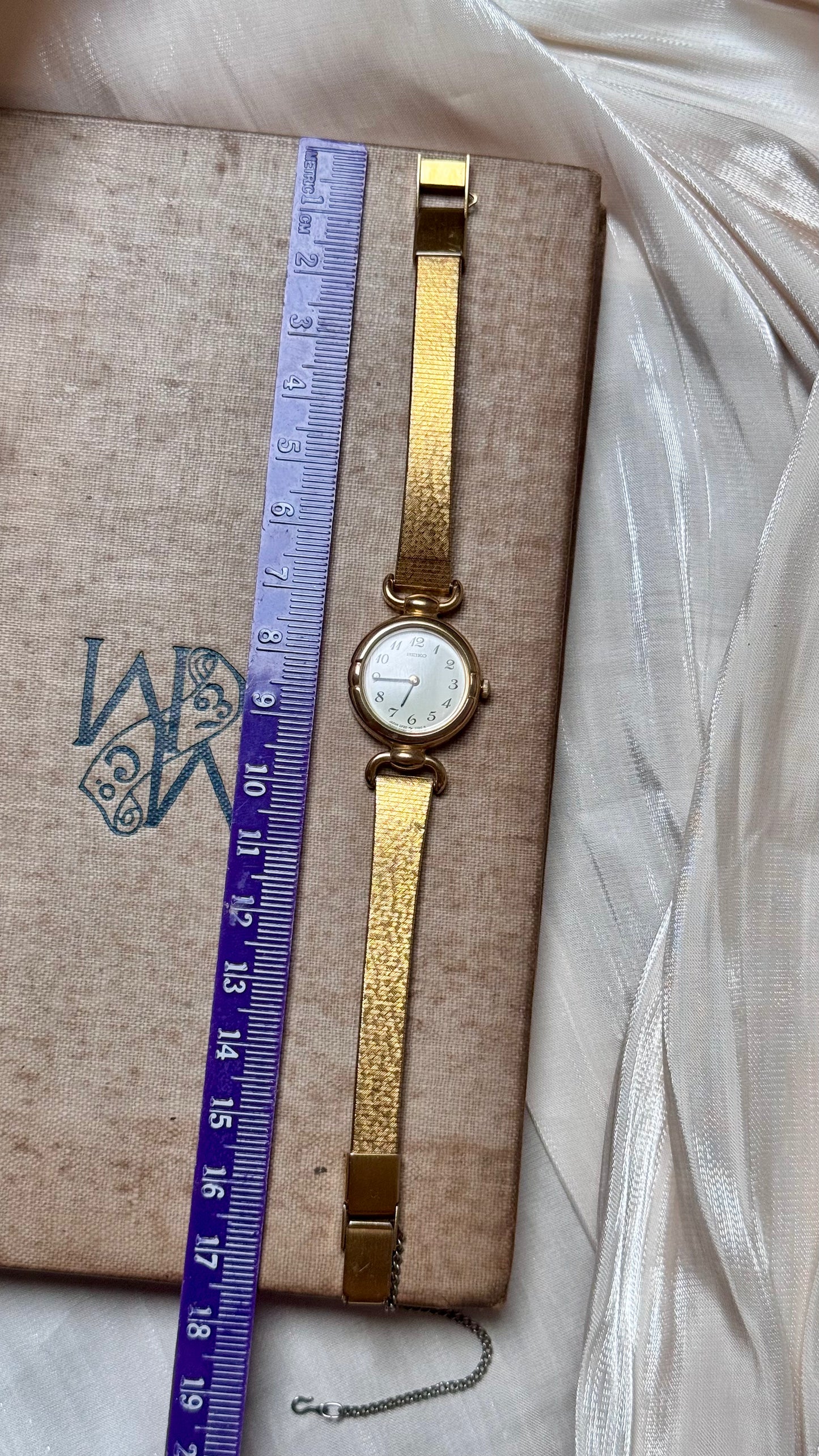 Vintage Seiko Watch 1991 - 18k Gold Plated