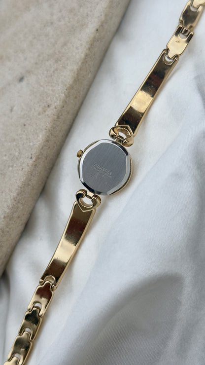 Aureole Vintage Watch - Gold Plated, Black Dial
