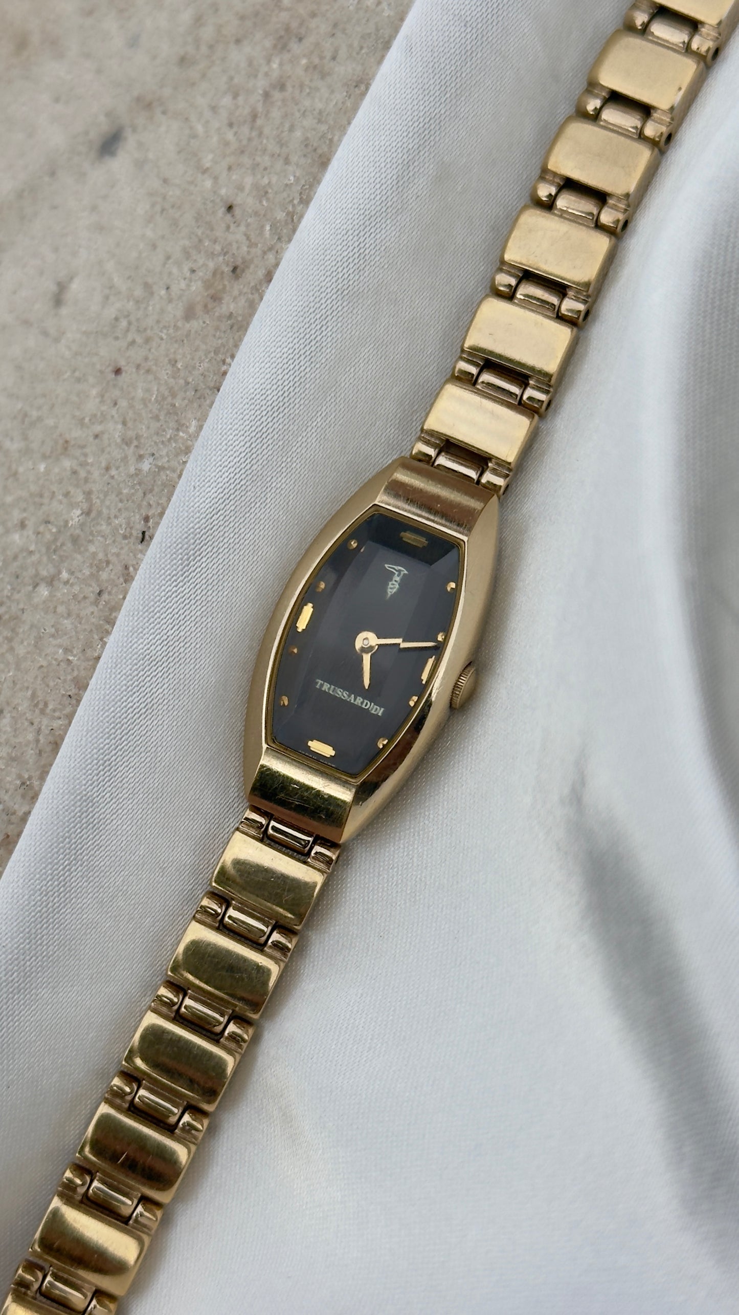 Vintage Trussardi Watch 1990s - Brơwn Dial