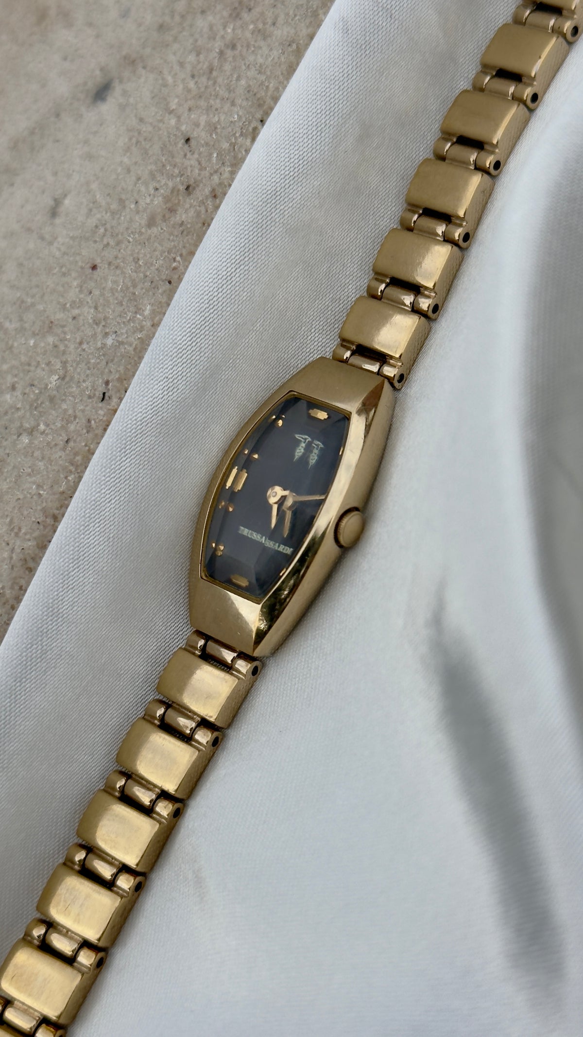 Vintage Trussardi Watch 1990s - Brơwn Dial