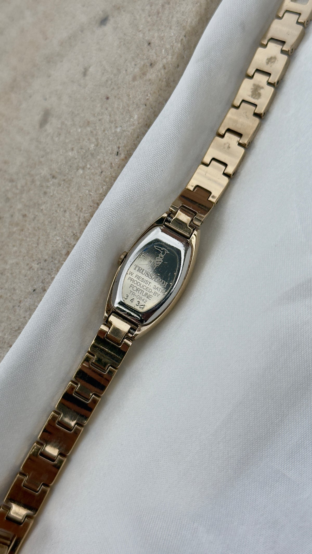 Vintage Trussardi Watch 1990s - Brơwn Dial