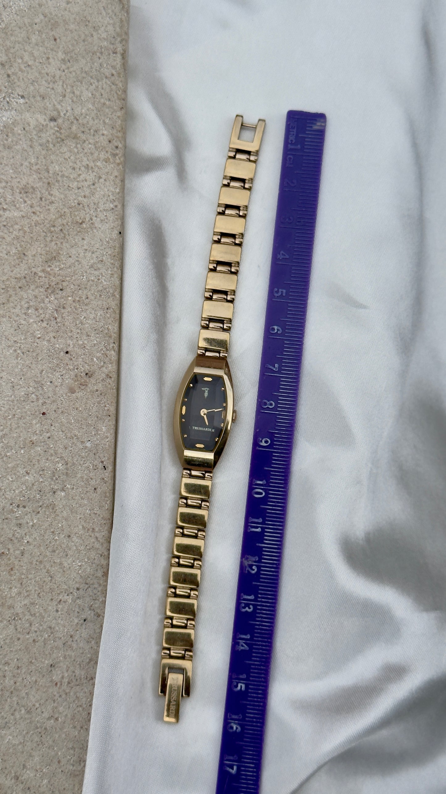 Vintage Trussardi Watch 1990s - Brơwn Dial