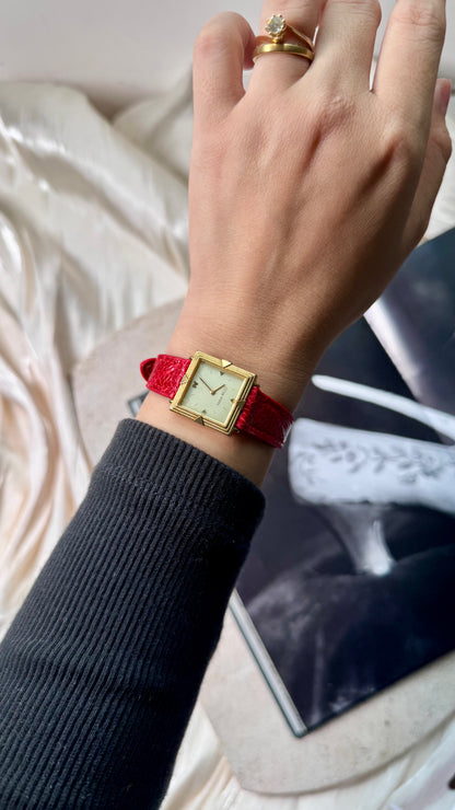 Nina Ricci vintage watch - Bespoke ostrich leg leather