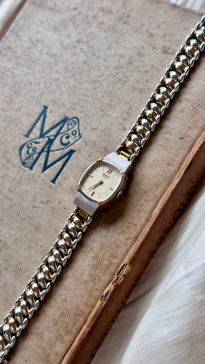 Vintage Seiko Watch 1981 - Palladium and gold plated
