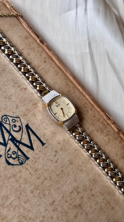 Vintage Seiko Watch 1981 - Palladium and gold plated