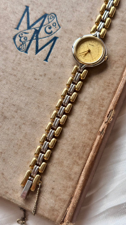 1997 Vintage Citizen Sylph Watch - Palladium and gold plated