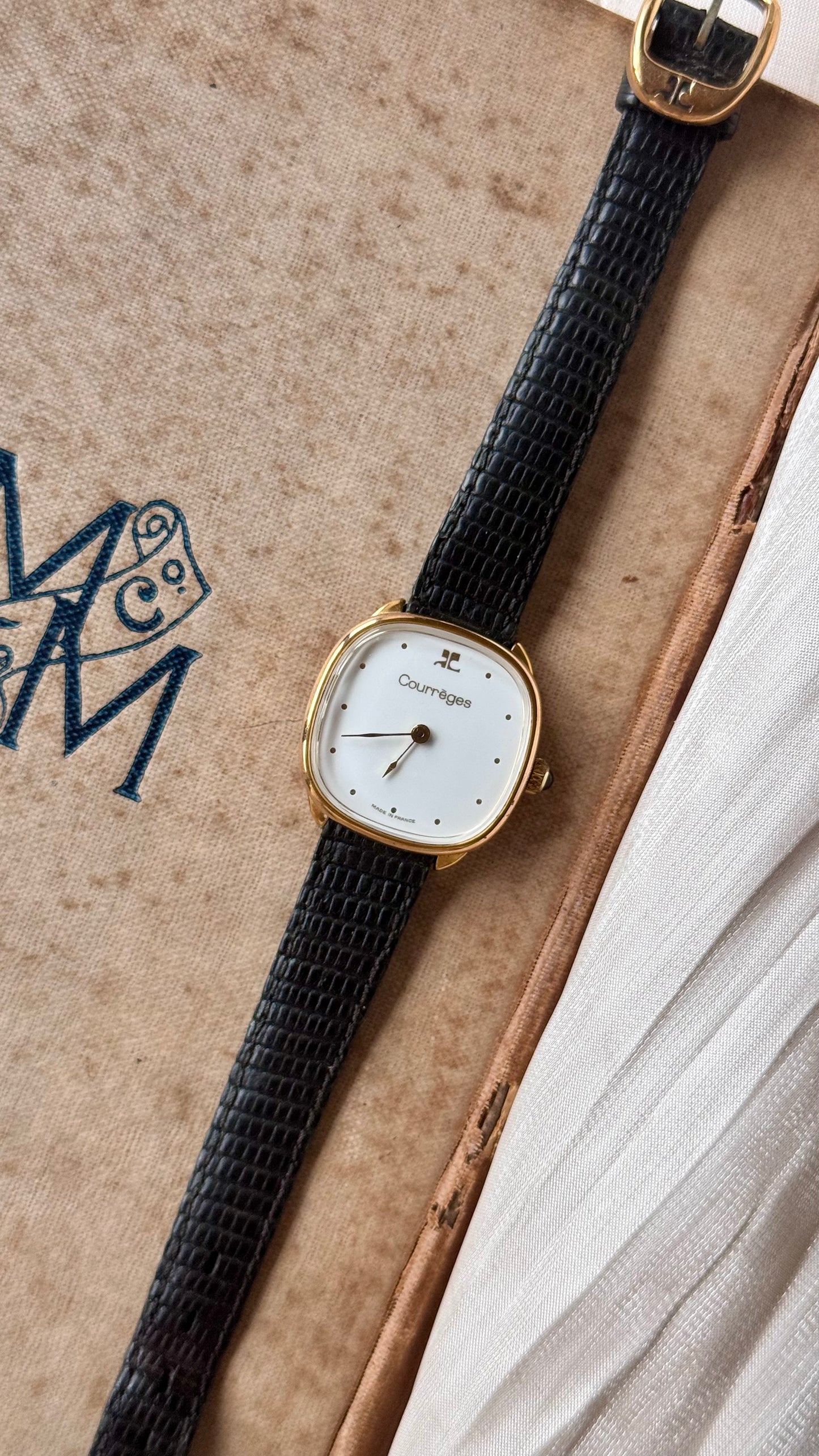 Courrèges Vintage Watch 1980s - Manual wind