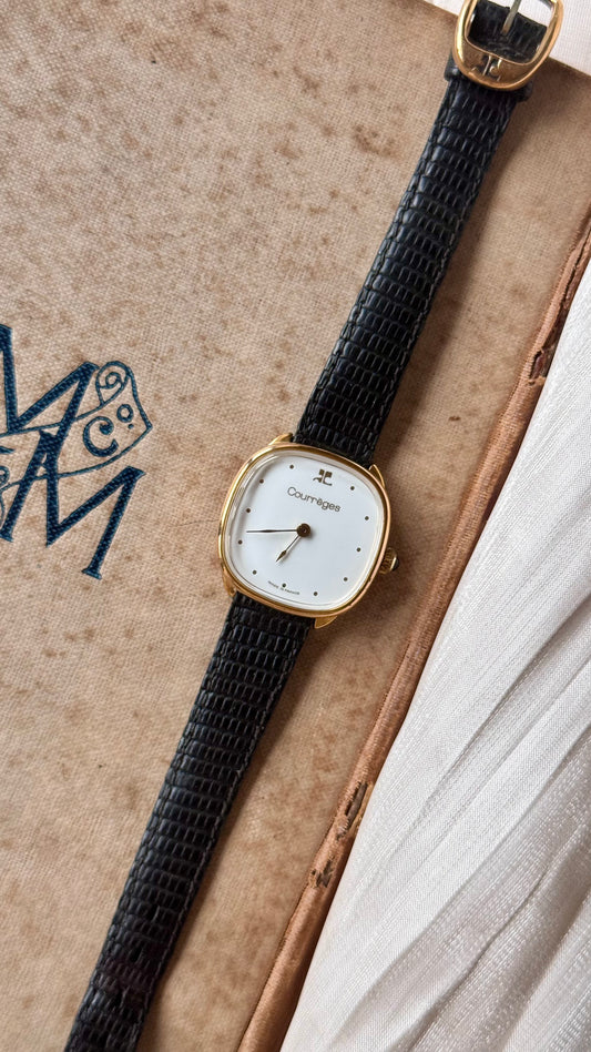 Courrèges Vintage Watch 1980s - Manual wind