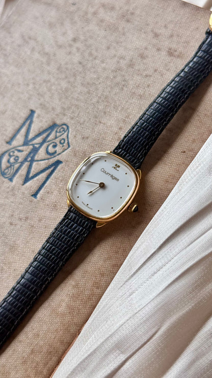 Courrèges Vintage Watch 1980s - Manual wind