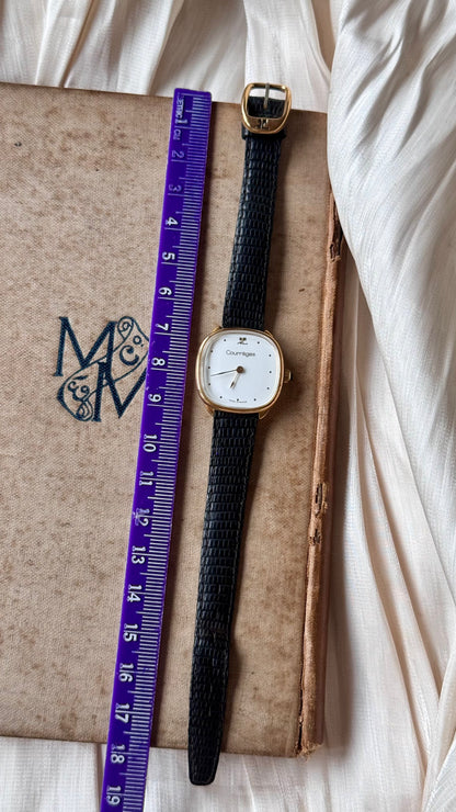 Courrèges Vintage Watch 1980s - Manual wind