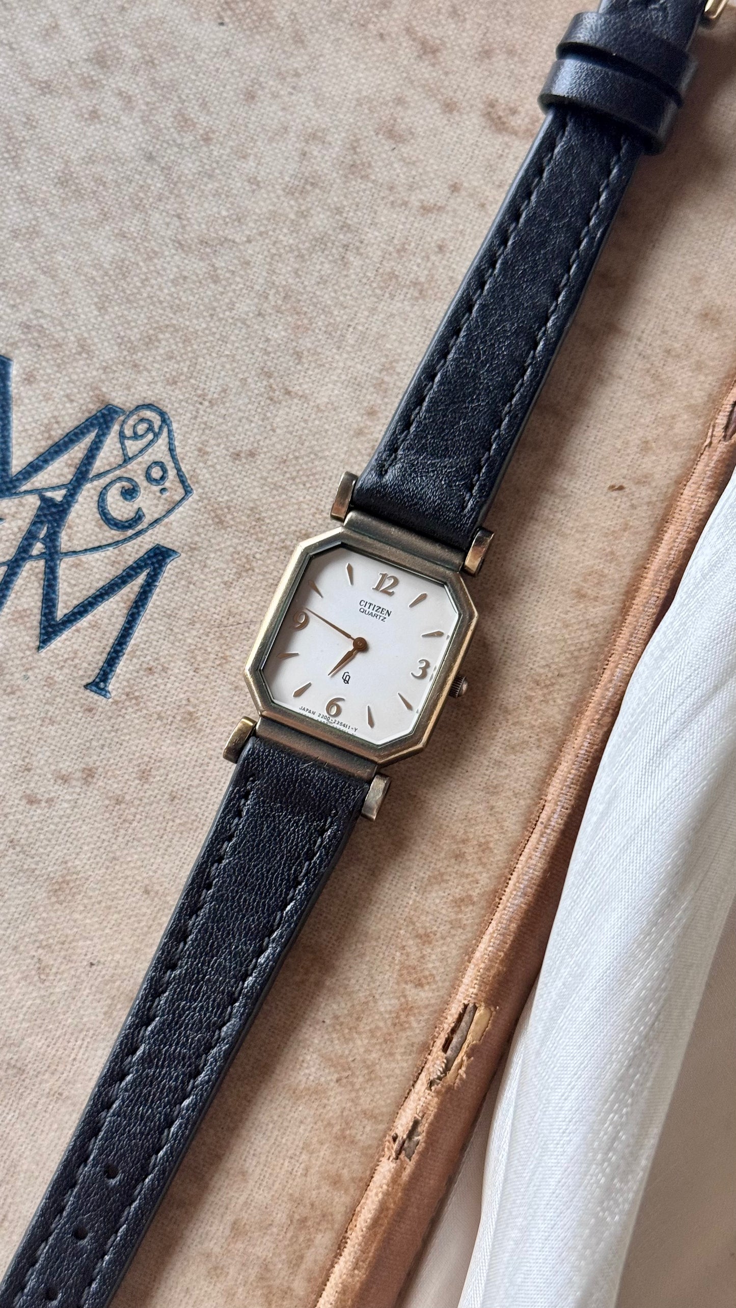 Vintage Watch Collection by Seiko & Citizen - Leather edition