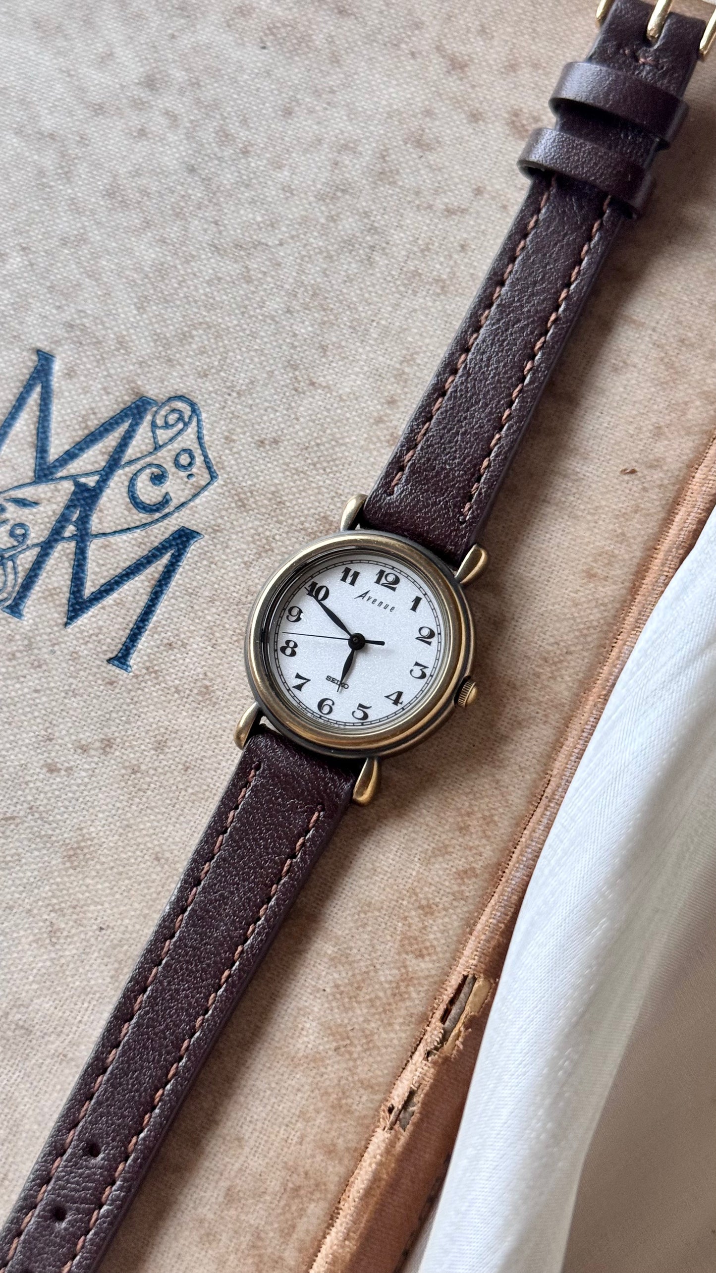 Vintage Watch Collection by Seiko & Citizen - Leather edition