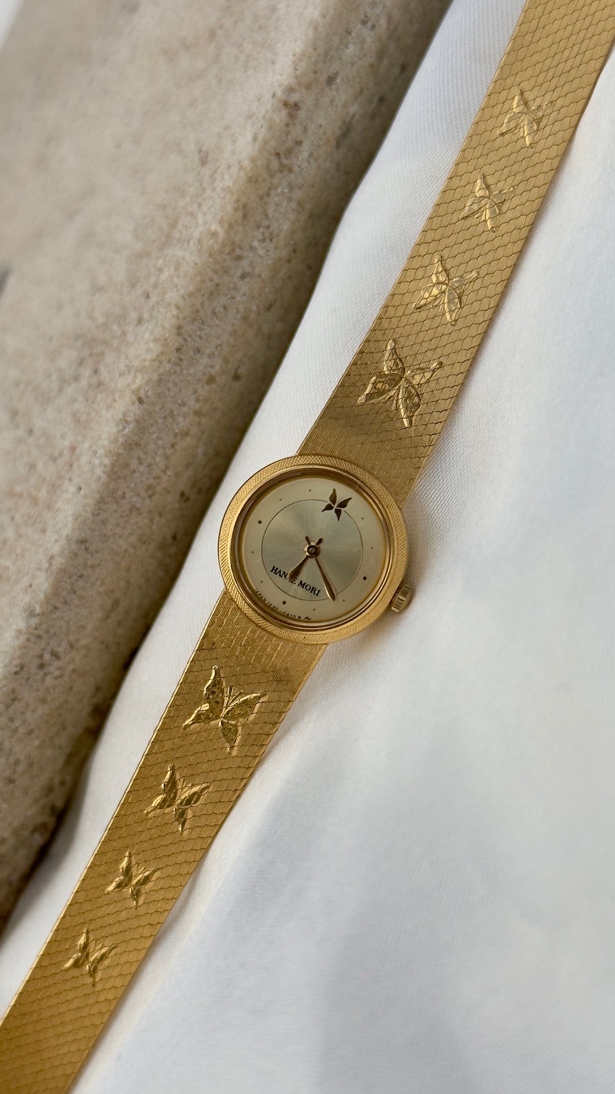 1983 Hanae Mori Seiko vintage watch - Butterfly