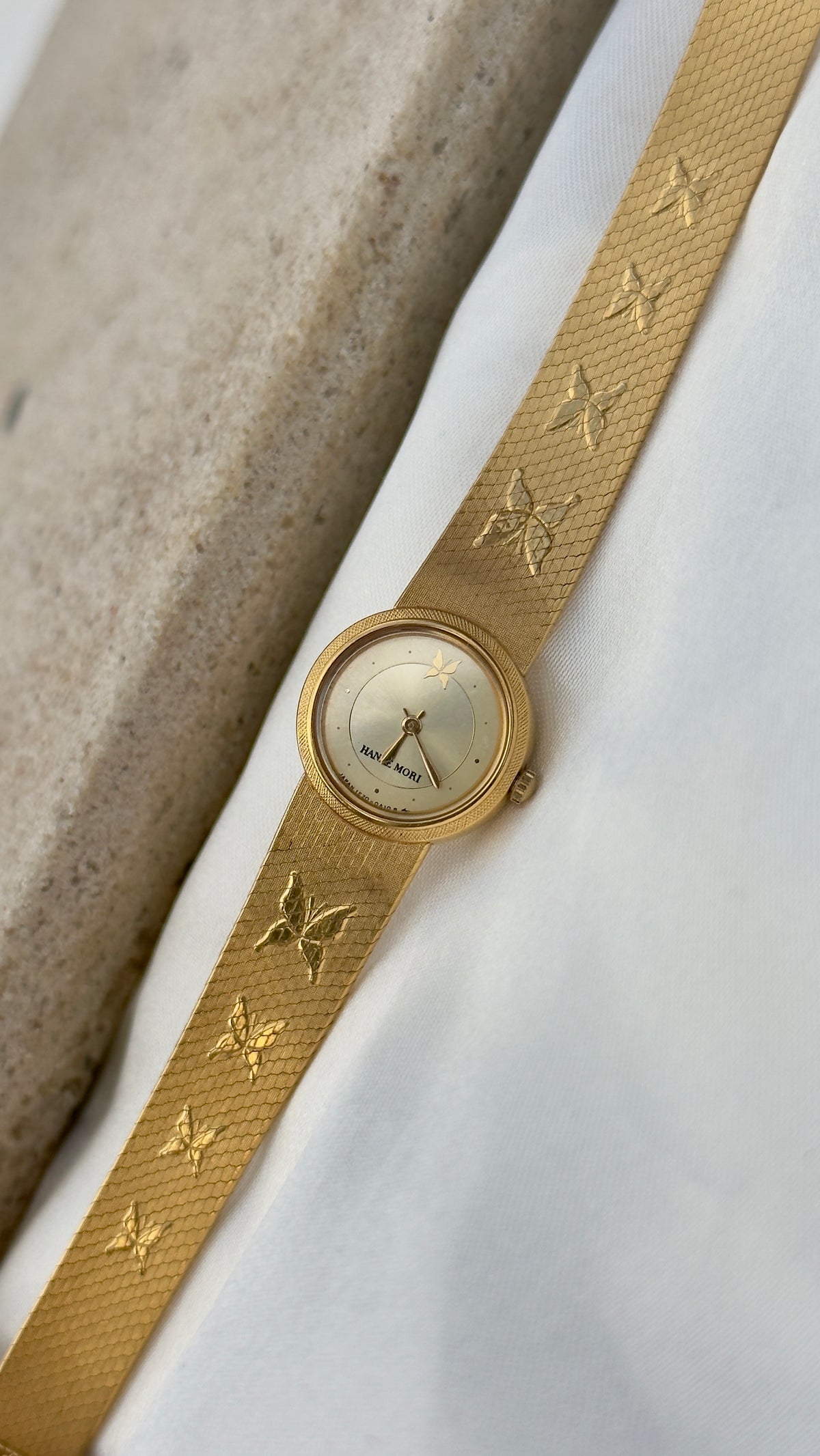 1983 Hanae Mori Seiko vintage watch - Butterfly
