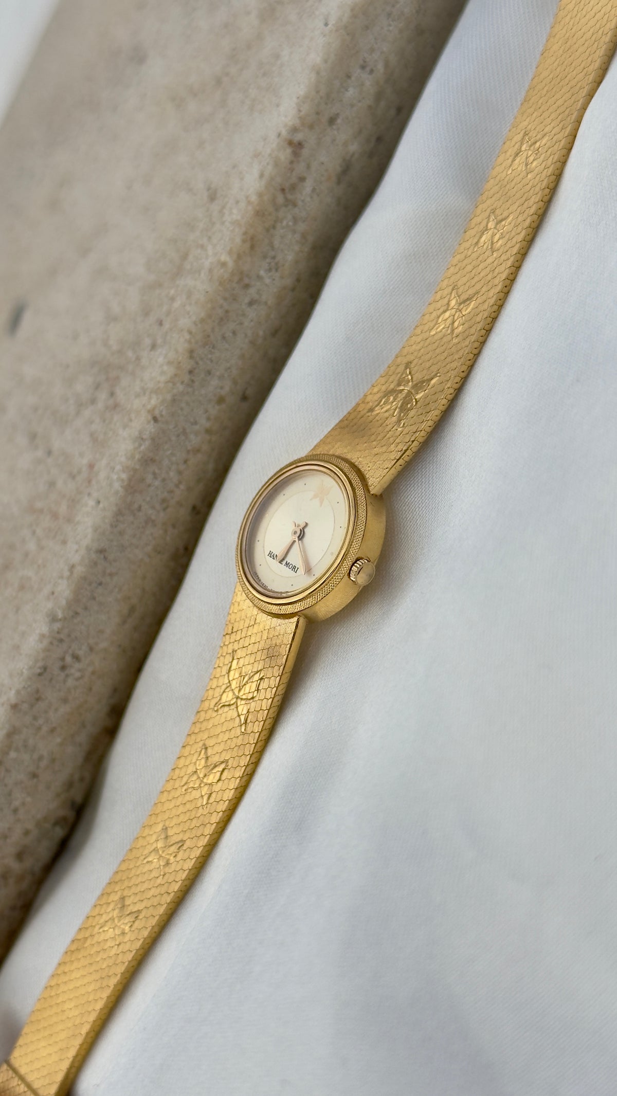 1983 Hanae Mori Seiko vintage watch - Butterfly