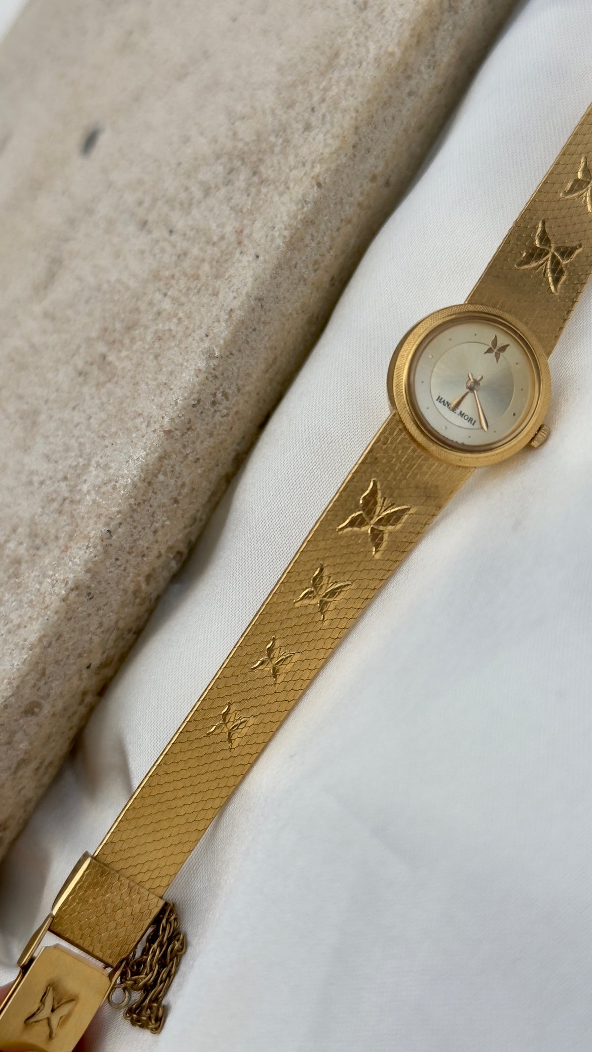 1983 Hanae Mori Seiko vintage watch - Butterfly