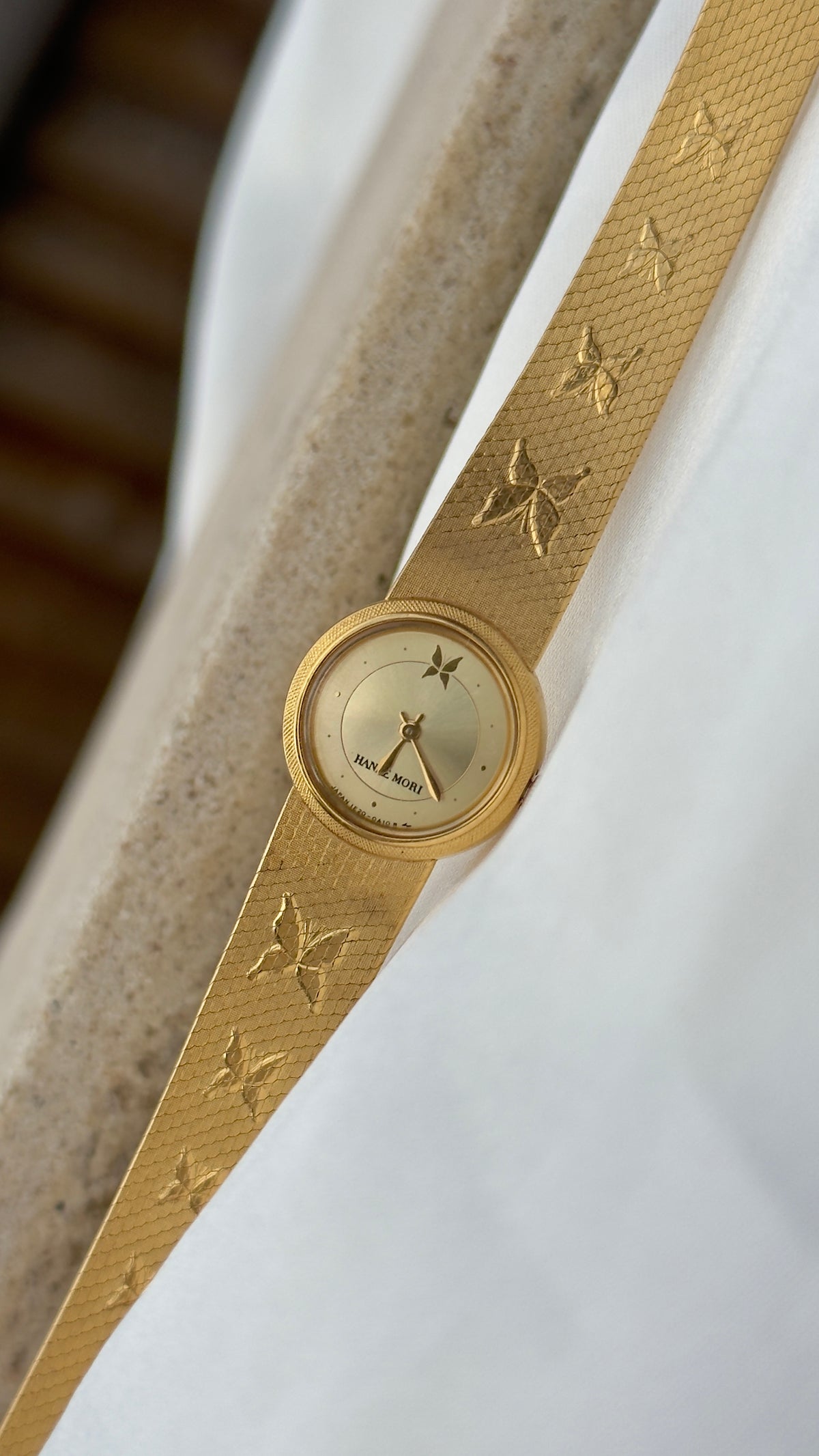 1983 Hanae Mori Seiko vintage watch - Butterfly