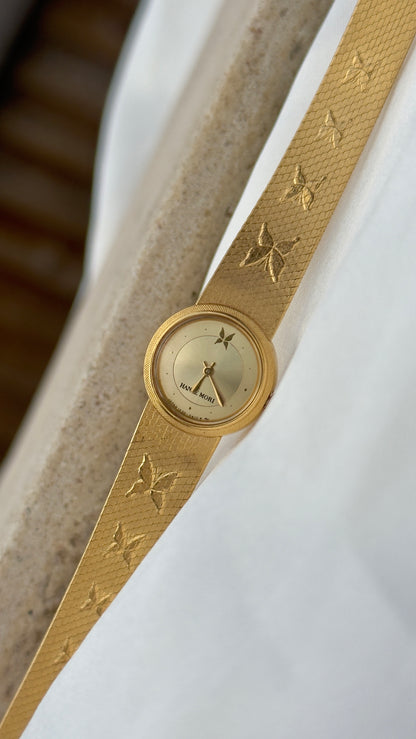 1983 Hanae Mori Seiko vintage watch - Butterfly