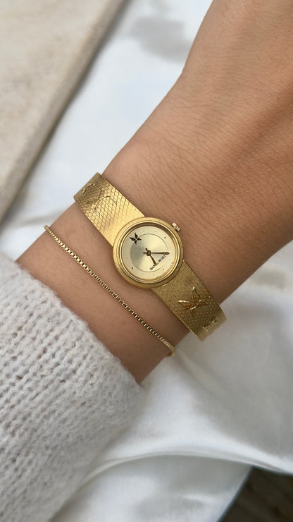 1983 Hanae Mori Seiko vintage watch - Butterfly