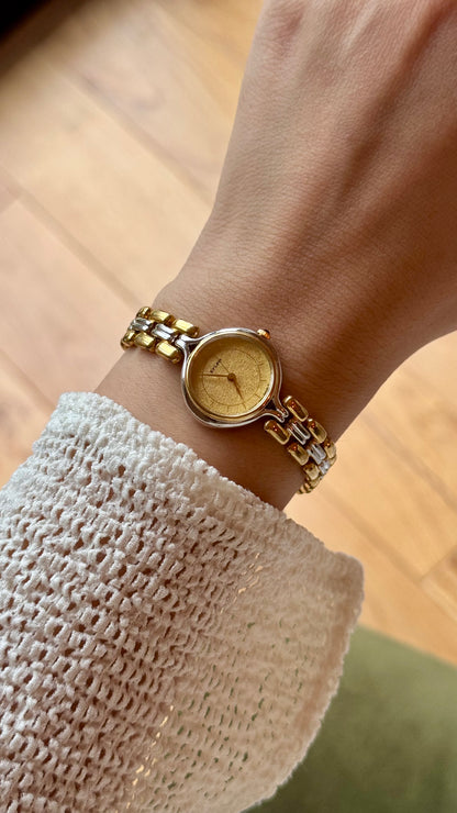 1997 Vintage Citizen Sylph Watch - Palladium and gold plated