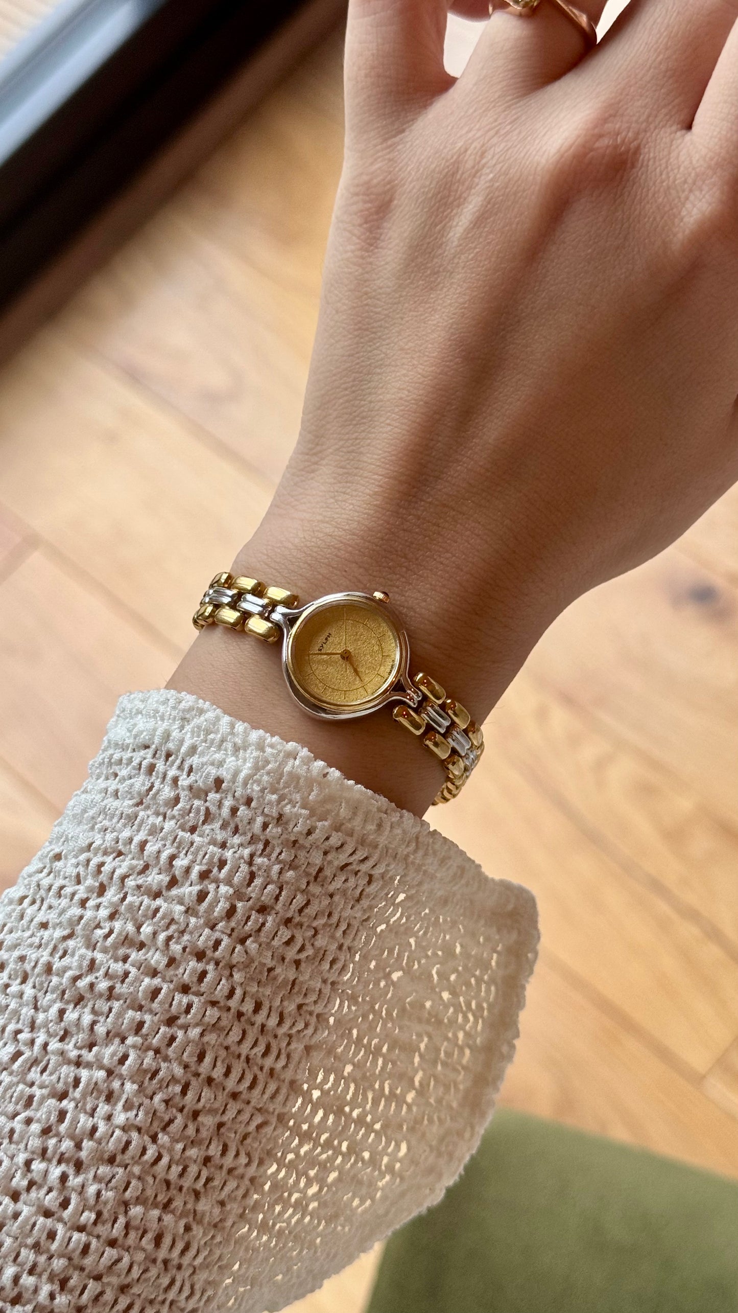 1997 Vintage Citizen Sylph Watch - Palladium and gold plated