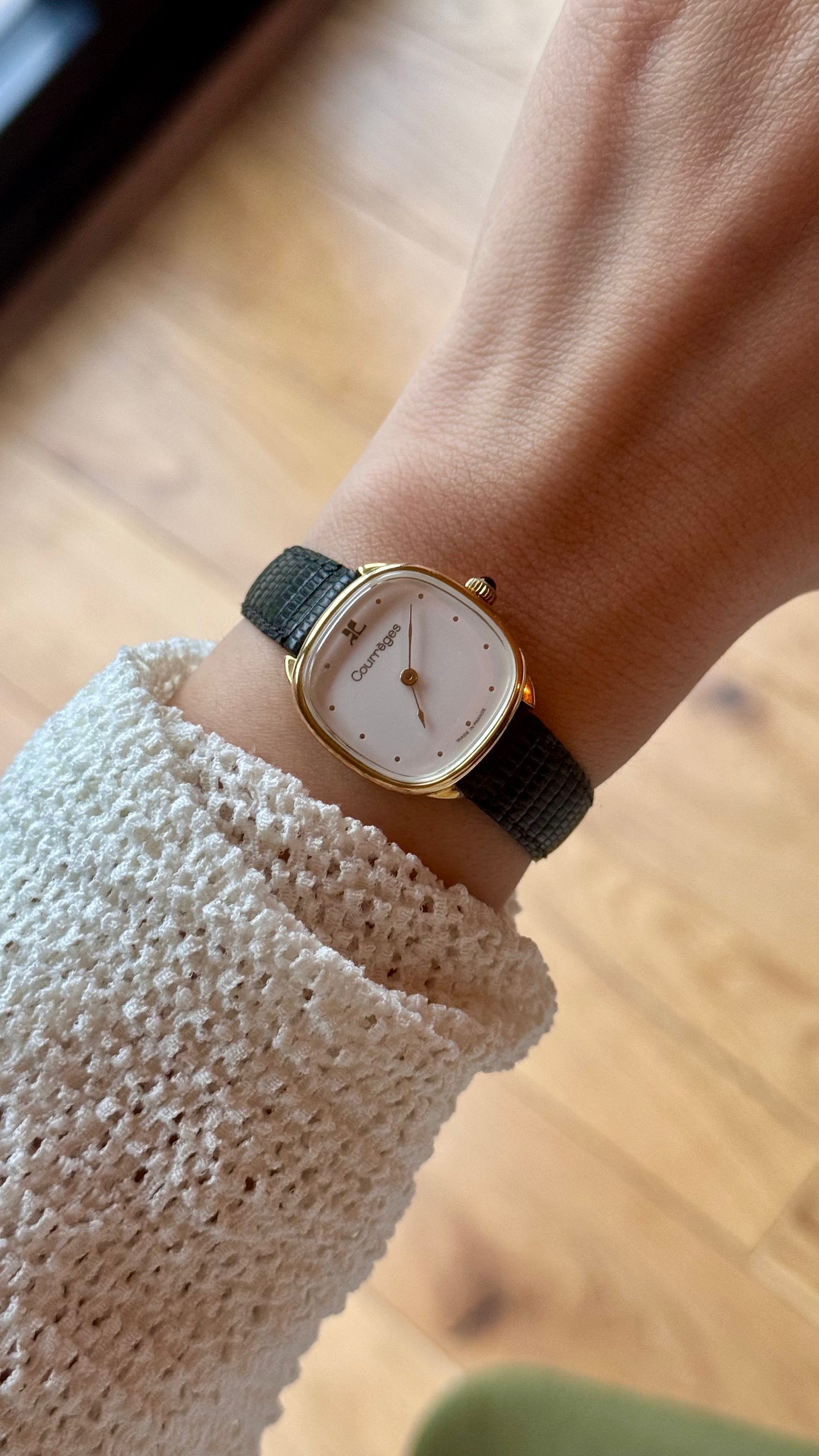 Courrèges Vintage Watch 1980s - Manual wind