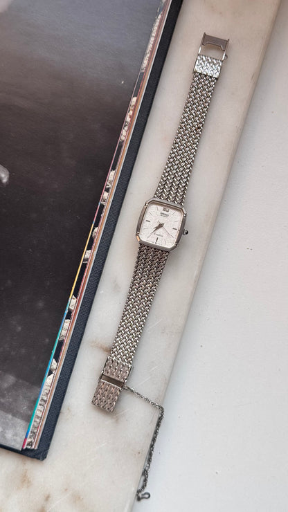 Seiko 1998 vintage watch - white gold plated