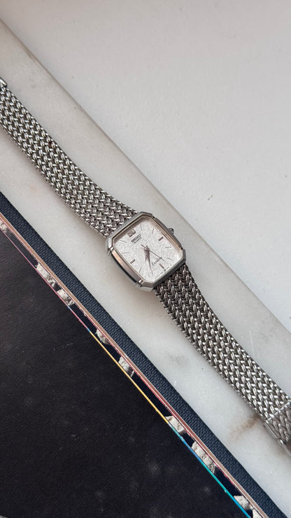 Seiko 1998 vintage watch - white gold plated