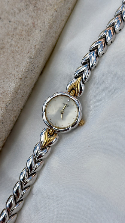 1991 Super Rare Vintage Seiko Tissé Watch - Flower case, mint condition